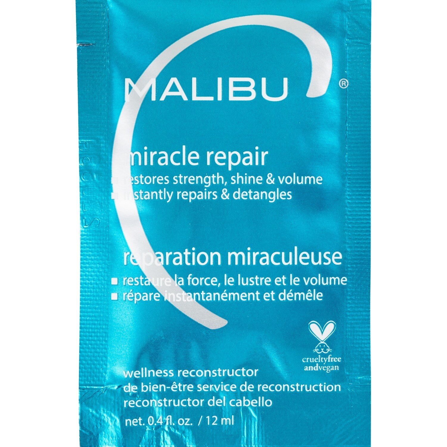 Malibu Hair Care Malibu C Miracle Repair Hair Reconstructor, 1 Packet - 0.4 Oz , CVS