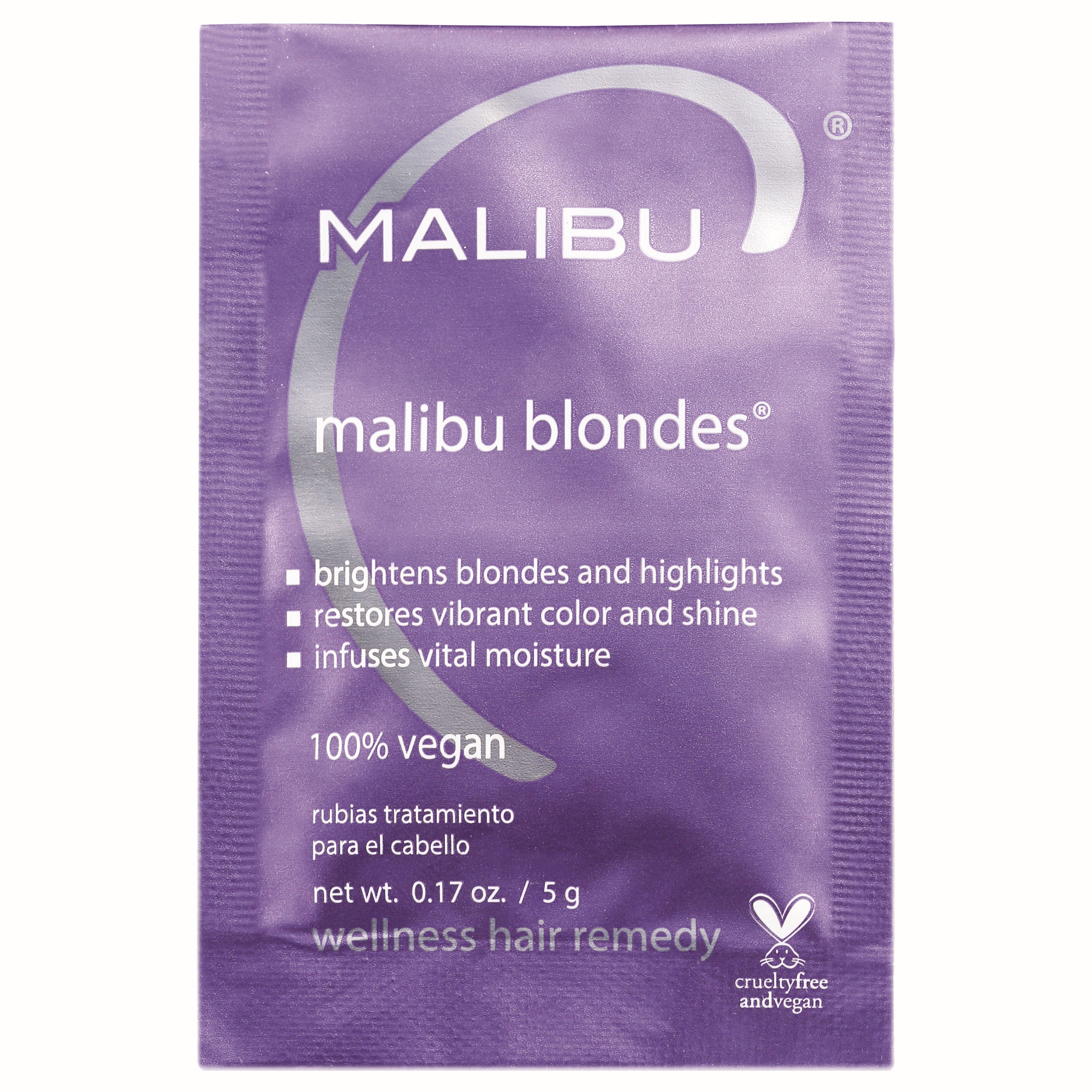Malibu Hair Care Malibu C Malibu Blondes Wellness Hair Remedy, 1 Packet - 0.17 Oz , CVS