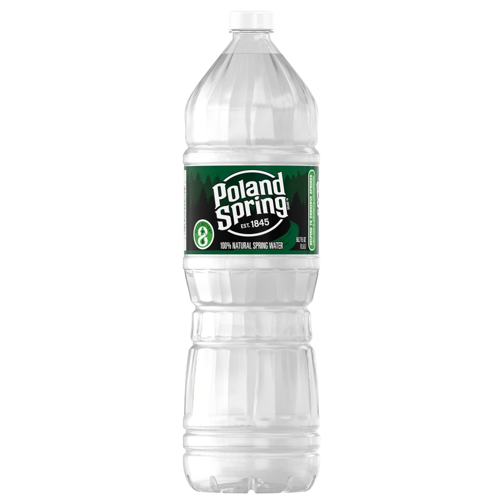 Poland Spring 100% Natural Spring Water Plastic Bottle, 50.7 Oz , CVS