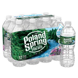 Poland Spring Brand 100% Natural Spring Water, 12 Ct, 16.9 Oz , CVS
