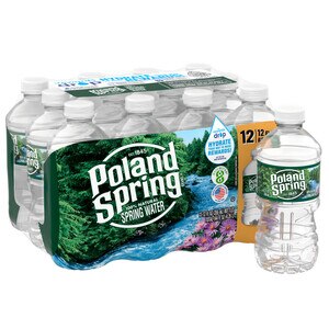 Poland Spring 100% Natural Spring Water Plastic Bottle