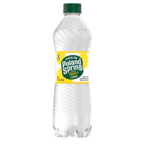 Poland Spring Sparkling Water with Twist of Lemon, 16.9 OZ