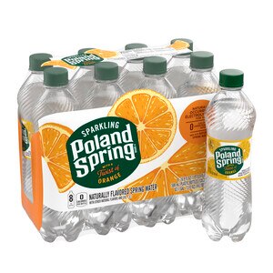 Poland Spring Sparkling Water, 16.9 oz. Bottles (8 Count)