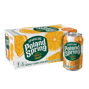 Poland Spring Sparkling Water, 12 oz. Cans (8 Count)