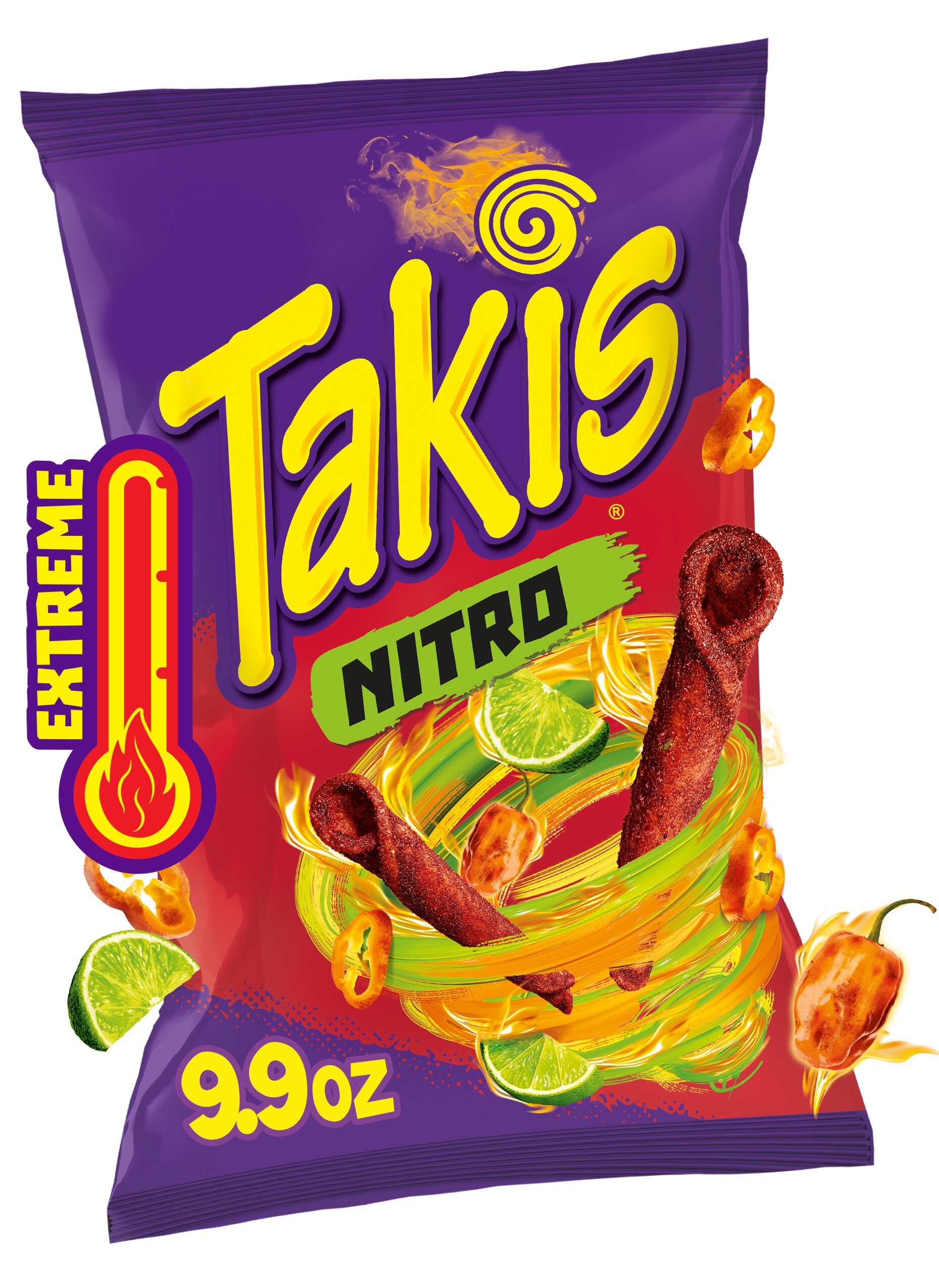 Takis Nitro Habanero & Lime Rolled Tortilla Chips, 9.9 Oz , CVS