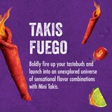 Takis Mini Fuego Hot Chili Pepper & Lime Rolled Tortilla Chips, thumbnail image 3 of 8
