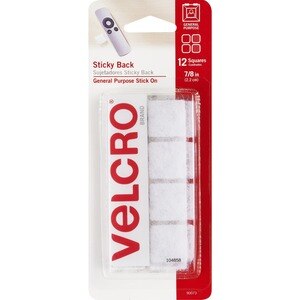 VELCRO Brand VELCRO Stick Back Fastener, White, 12 Ct , CVS