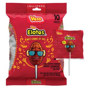 Vero Elotes Strawberry Lollipop, 5.9 Oz - 5.64 Oz , CVS