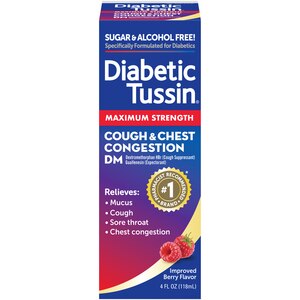 Diabetic Tussin Maximum Strength Cough & Chest Congestion DM, 4OZ