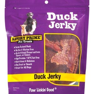 Chomp'ems Duck Jerky Homestyle Treats for Dogs, 8 OZ