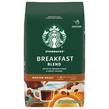 Starbucks Breakfast Blend Medium Roast Ground Coffee, 18 oz, thumbnail image 1 of 3