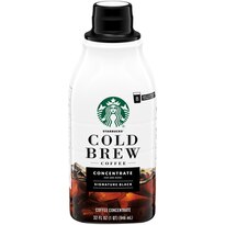 Starbucks Signature Black Cold Brew Coffee Concentrate, 32 oz