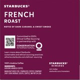 Starbucks French Roast Dark Ground Coffee K-Cup Pods, 10 ct, thumbnail image 2 of 3