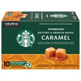 Starbucks Caramel Ground Coffee K-Cup Pods Naturally Flavored 10 ct, 0.35 oz, thumbnail image 1 of 3