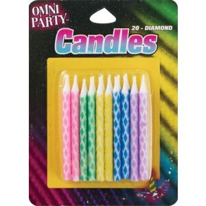  Omni Party Diamond Candles 