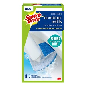 Scotch-Brite Disposable Toilet Brush Refills (10-Count) - Foley Hardware