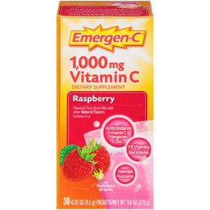 Emergen-C Vitamin C Raspberry, 30 Ct , CVS
