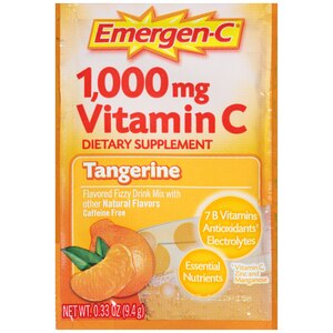 Emergen C 1 000mg Vitamin C Tangerine Fizzy Drink Mix Emergen C 1 000mg Vitamin C Tangerine Fizzy Drink Mix