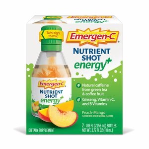 Emergen-C Nutrient Shot Energy+ Peach Mango 2 CT