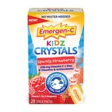 Emergen-C Immune Support Kidz Crystals, Strawberry, 28 Stick Packs, thumbnail image 1 of 5