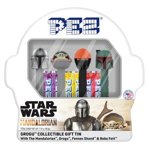 PEZ Collector Set, Star Wars the Mandolarian with Candy