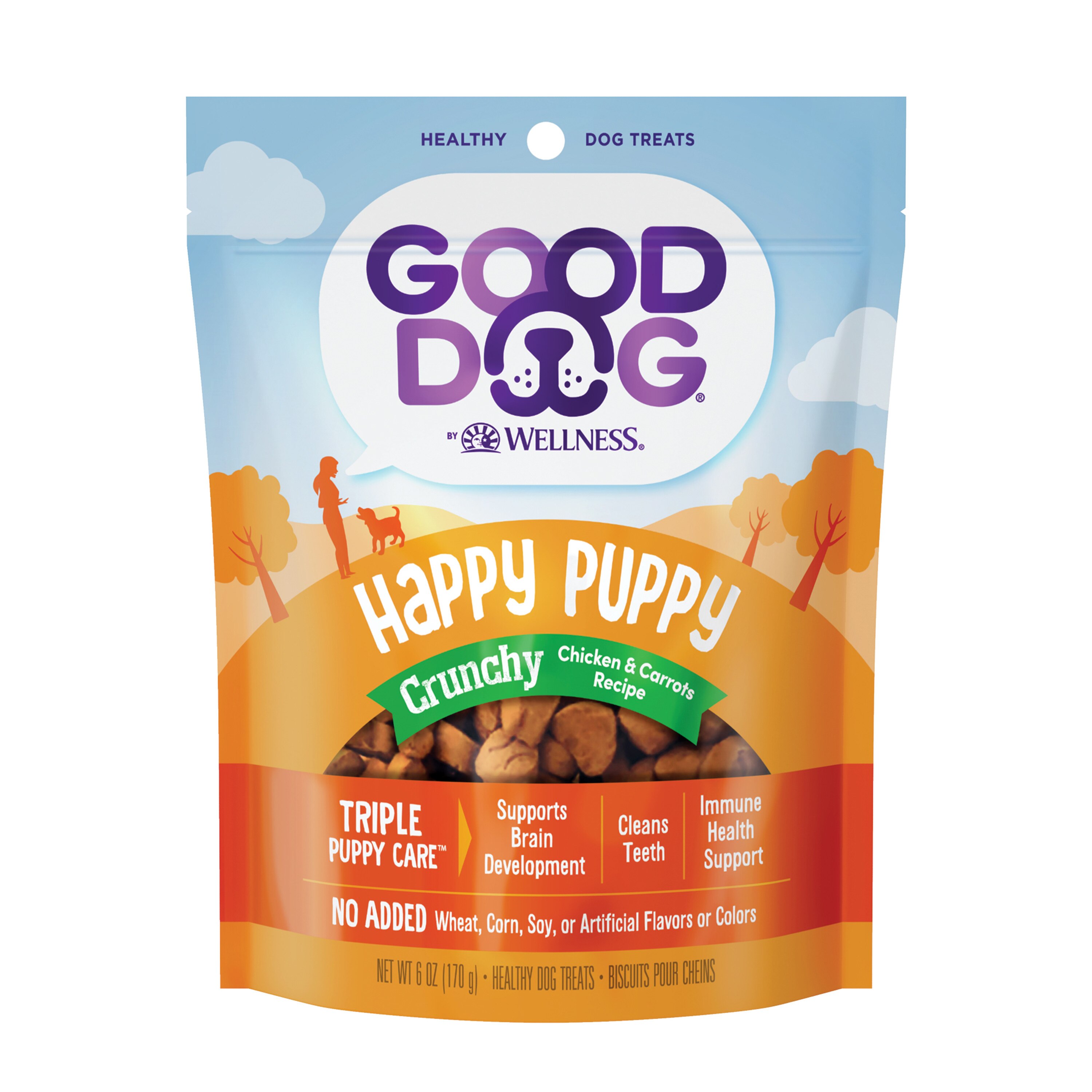 Wellness Pet Good Dog By Wellness Happy Puppy Treats Chicken & Carrots Recipe, 6 Oz , CVS