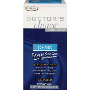 Enzmatic Doctor's Choice - Multivitamínico para hombres mayores de 50 años, 120 tabletas