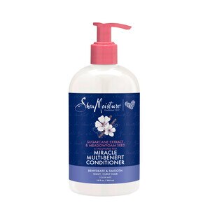 SheaMoisture Paraben Free Sugarcane and Meadowfoam Multi-Benefit Conditioner for Dry, Dull Hair, 13 OZ