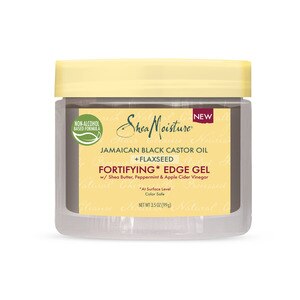SheaMoisture Jamaican Black Castor Oil + Flaxseed Black Edge Gel, 3.5 OZ