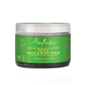 SheaMoisture Hand And Body Scrub 12 OZ, African Water Mint And Ginger , CVS