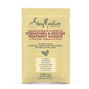  Shea Moisture Jamaican Black Castor Oil Intensive Strengthening Masque Packette 