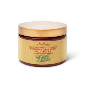  SheaMoisture Manuka Honey & Mafura Oil Intensive Hydration Masque For Dry, Damaged Hair, 12 OZ 