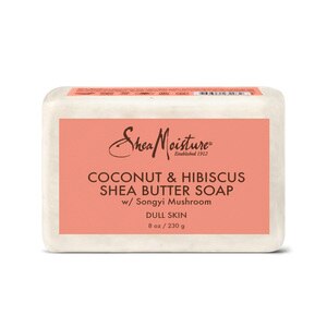Shea Moisture African Black Soap - Jabón con manteca de carité, 8 oz