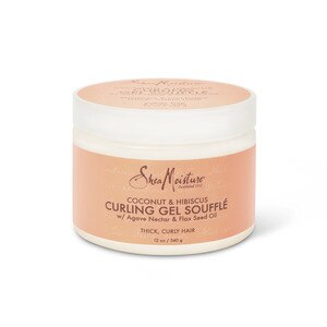 SheaMoisture Coconut & Hibiscus Curling Gel Souffle - Gel para rizos, 12 oz