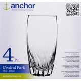 Anchor Central Park 4pc Glass Set, thumbnail image 4 of 5