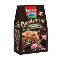 Loacker Quadratini Bite Size Wafer Cookies, 8.82 oz