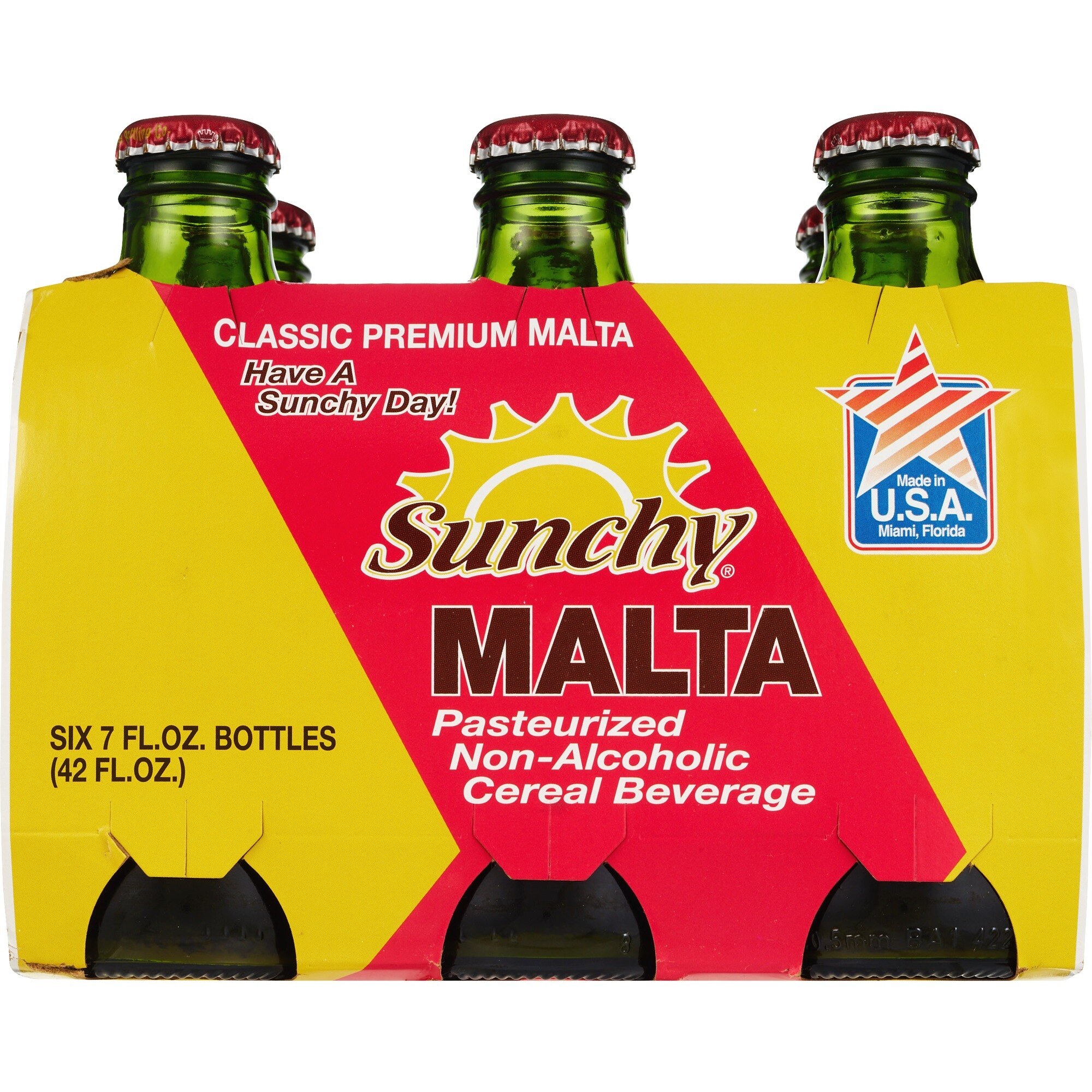 Sunchy Malta, 6 Ct, 7 Oz , CVS