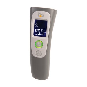 HealthSmart - Termómetro digital infrarrojo para la frente de resultado instantáneo, gris