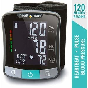 Premium Wrist Blood Pressure Monitor with Attached Wrist Cuff - Homedics