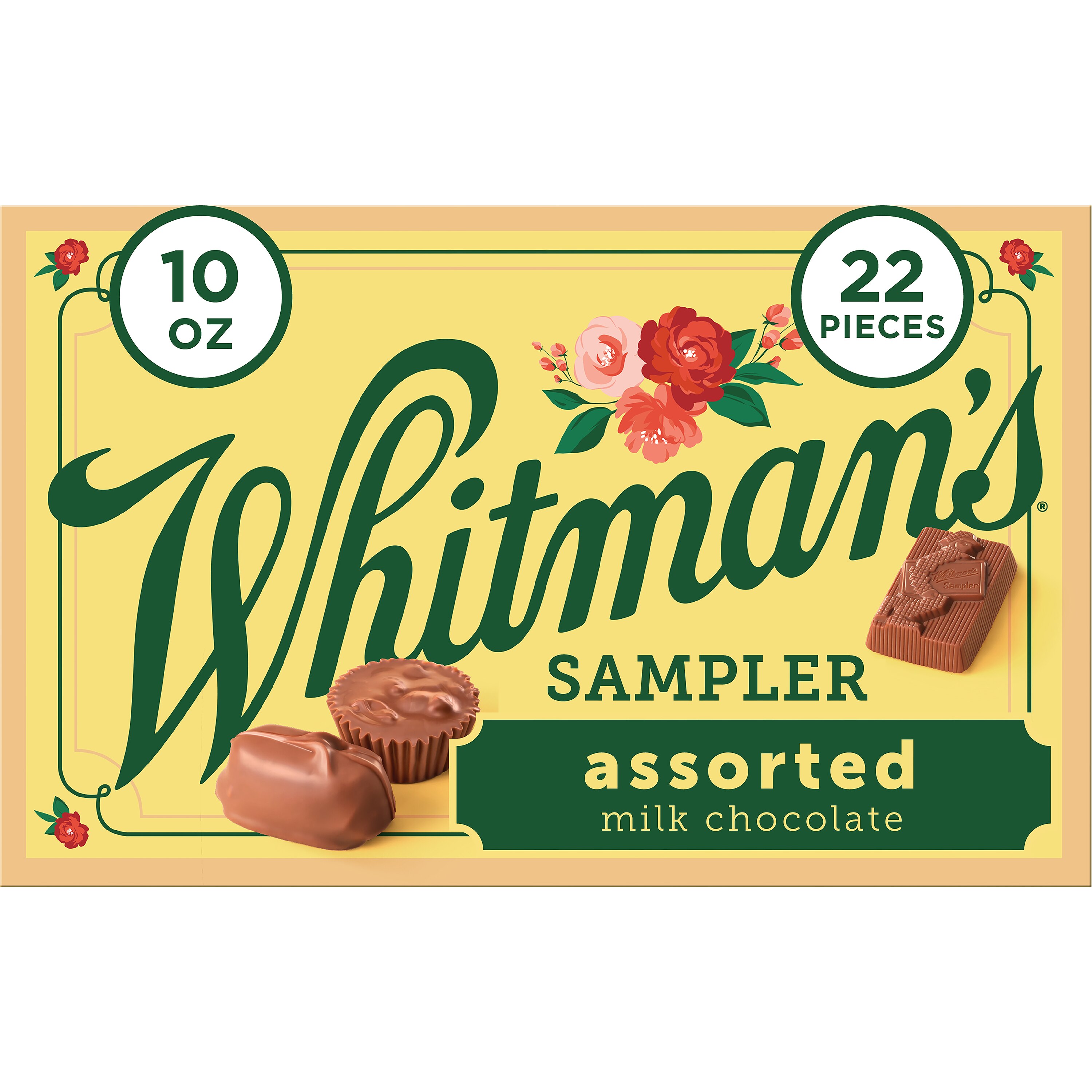 Whitman's Sampler Milk Chocolate Assortment, 10 Oz , CVS