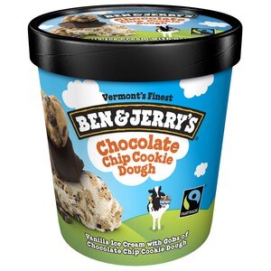 Ben & Jerry's Ice Cream Chocolate Chip Cookie Dough, 16 OZ