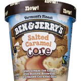 Ben & Jerry's Non-GMO Ice Cream Pint Salted Caramel Core, 16 oz, thumbnail image 1 of 4