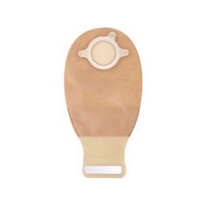 Sur-Fit Natura Plus 2-PC Drainable Pouch With 1-Sided Comfort Panel And Filter Tan, 10 Ct, 45mm FLG , CVS