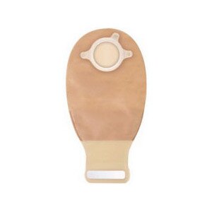 Sur-Fit Natura Plus 2-PC Drainable Pouch With 1-Sided Comfort Panel And Filter Tan, 10 Ct, 57mm FLG , CVS