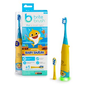 BriteBrush Baby Shark Kids Smart Toothbrush, 1 CT