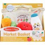 Melissa & Doug Multi-Sensory Market Basket Fill & Spill Infant Toy, thumbnail image 1 of 2