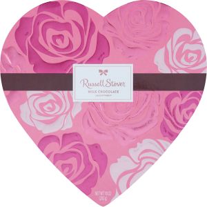 Russell Stover Valentine's Milk Chocolate Assortment Floral Box, 10 Oz , CVS
