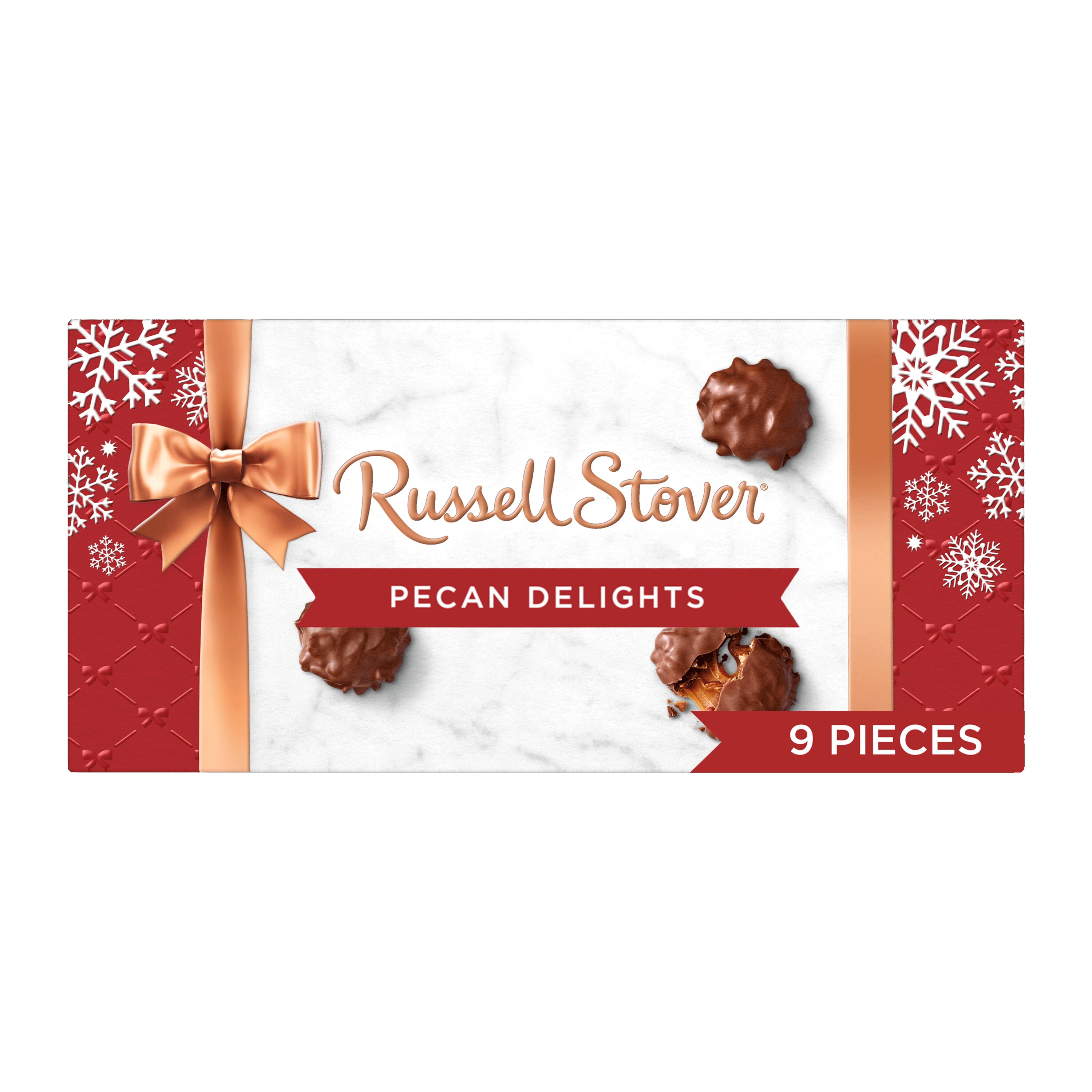 Russell Stover Holiday Pecan Delight Chocolate Giftbox