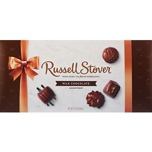 Russell Stover Milk Chocolate Assortment Gift Box, 9.4 OZ