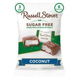 Russell Stover Sugar Free Coconut Chocolate Candy, Bag, 3 oz, thumbnail image 1 of 6